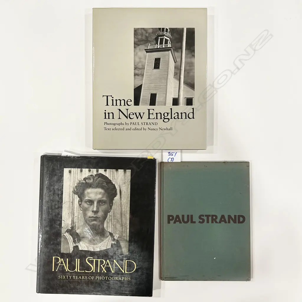 THREE PAUL STRAND PHOTOGRAPHY BOOKS Image 1++